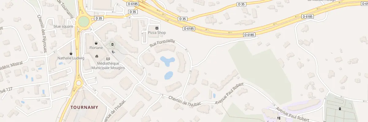 Plan du 49 Rue de Fontvieille à Mougins