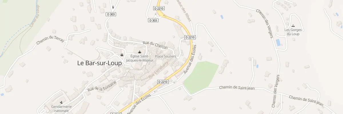 Plan du 1 Rue Estrabarry au Bar-sur-Loup
