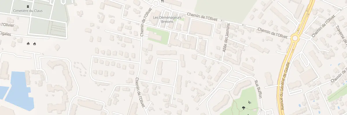Plan du 75 Che de l’Olivet au Cannet