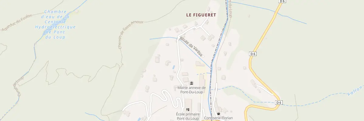 Plan du 280 Che du Figueret à Gourdon