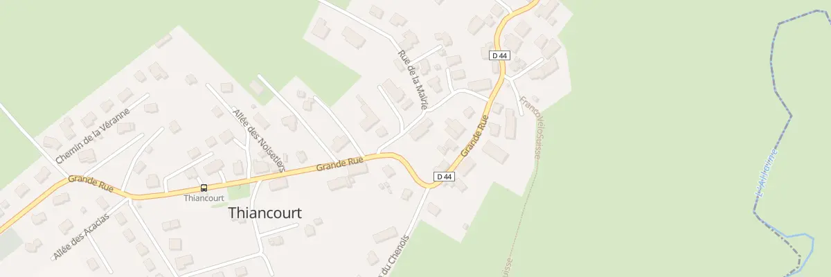 Plan du 56 Rue de la Mairie à Thiancourt