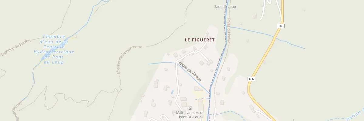 Plan du 1 Che Privé de Varèse à Gourdon