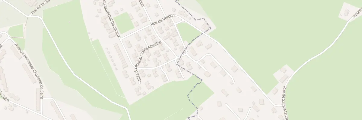Plan du 11 Rue du Plateau St Maurice à Vieux-Moulin