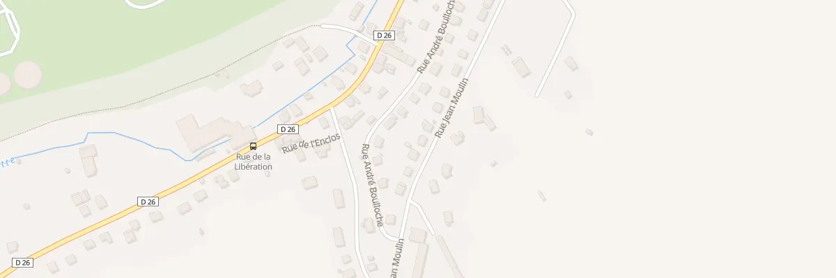 Plan du 36 Rue Jean Moulin à Delle