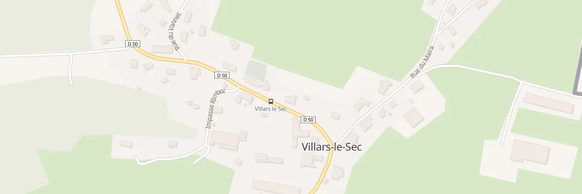 Plan du 13 Rue Principale à Villars-le-Sec