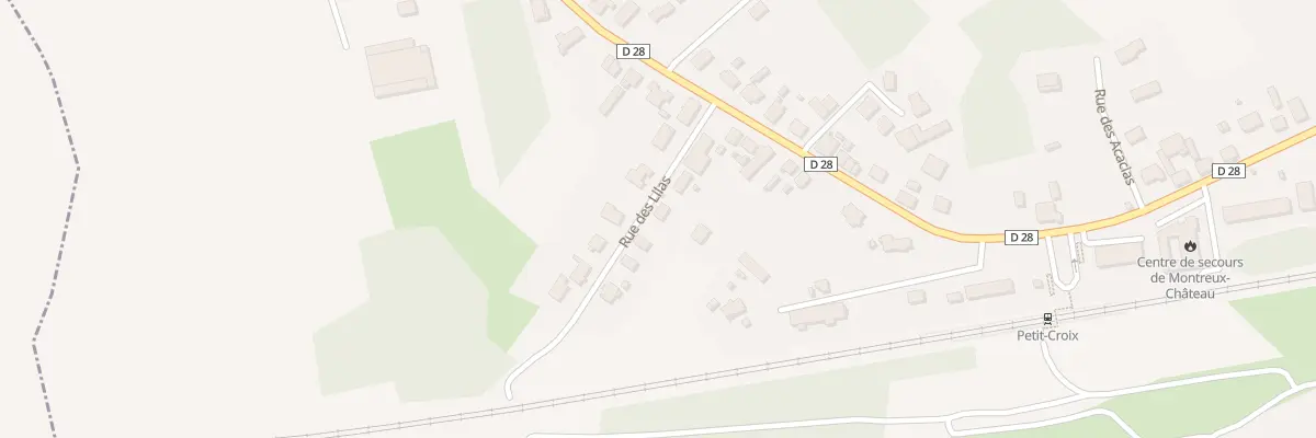 Plan du 3 Rue des Lilas à Montreux-Château