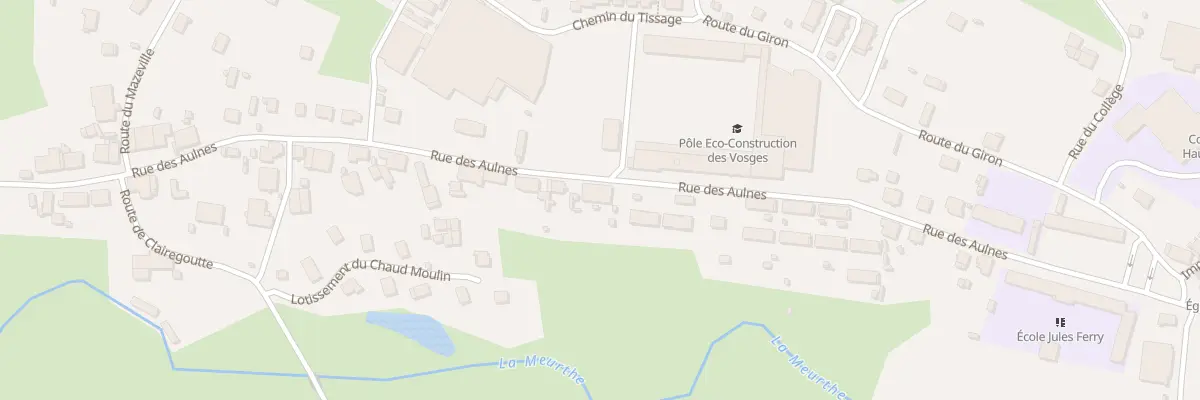 Plan du 33 Rue des Aulnes à Fraize