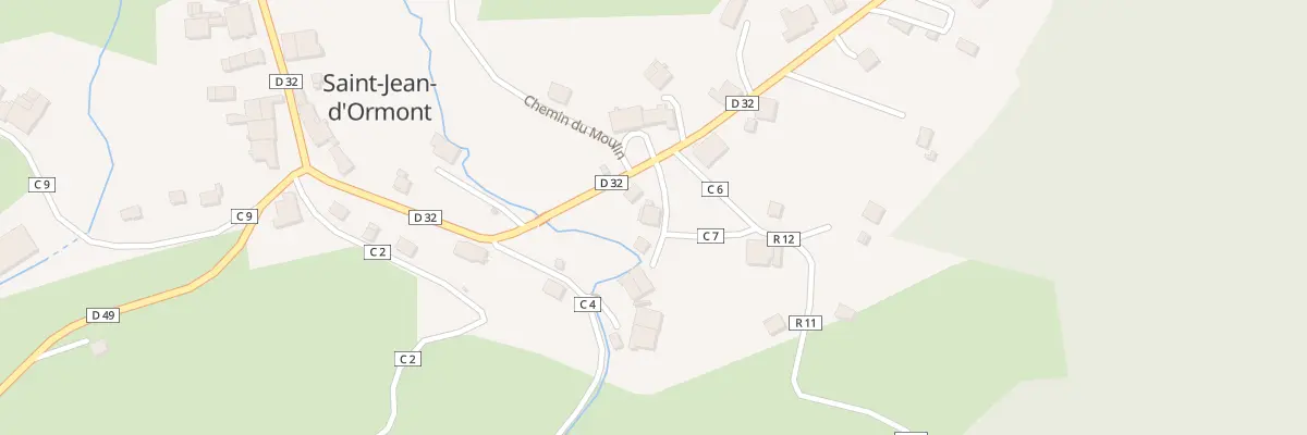 Plan du 8 Le Petit Village à Saint-Jean-d’Ormont
