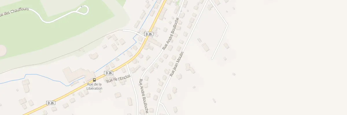 Plan du 30 Rue Jean Moulin à Delle