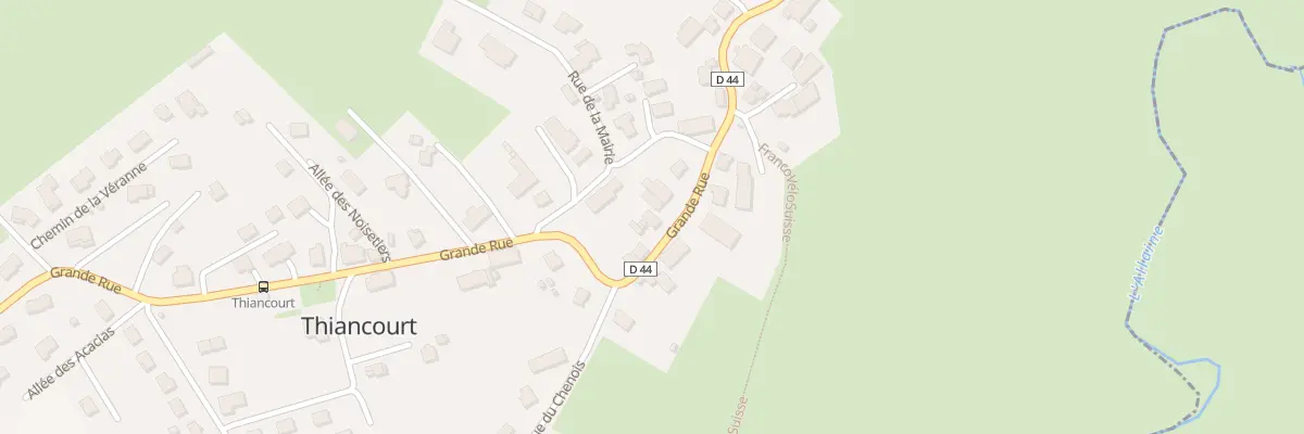 Plan du 5022 Grande Rue à Thiancourt