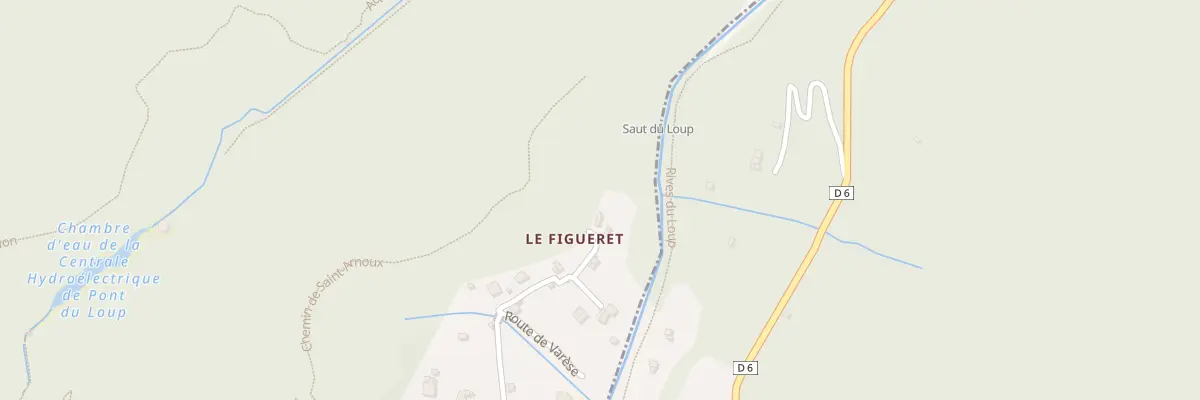 Plan du 480 Che du Figueret à Gourdon