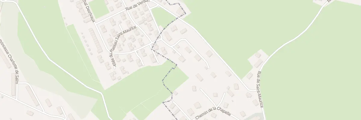 Plan du 5 Rue du Plateau St Maurice à Vieux-Moulin