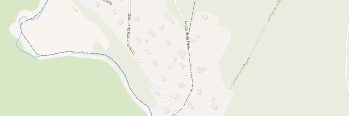 Plan du 251 Rte de la Fave à Nayemont-les-Fosses
