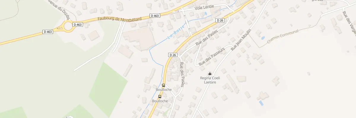 Plan du 14 Rue des Pasles à Delle