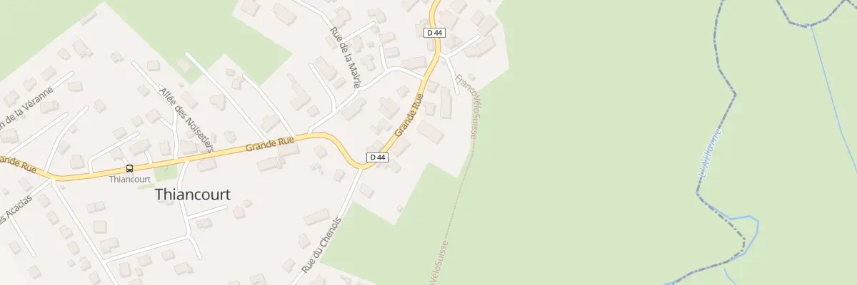 Plan du 249 Grande Rue à Thiancourt