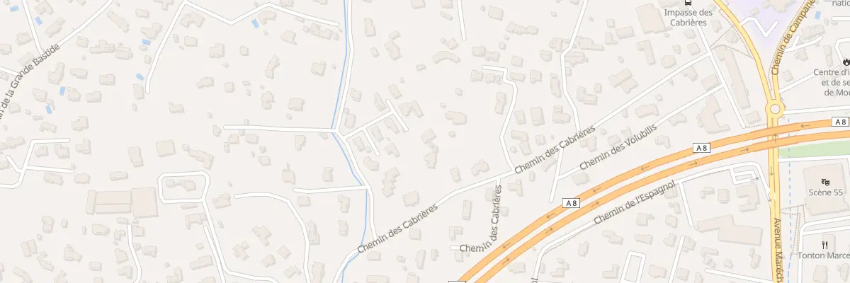 Plan du 470A Che des Cabrières à Mougins