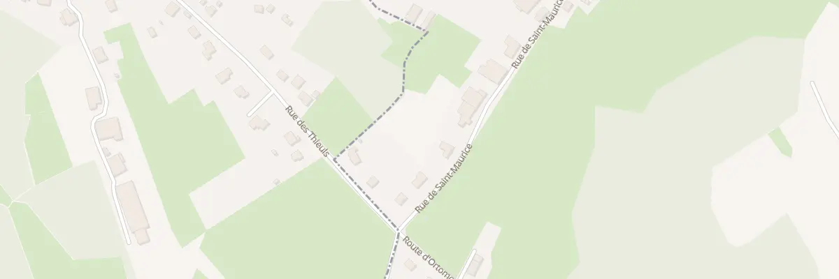 Plan du 13 Rue Saint Maurice à Vieux-Moulin