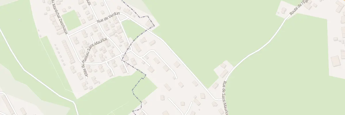 Plan du 3 Rue du Plateau St Maurice à Vieux-Moulin