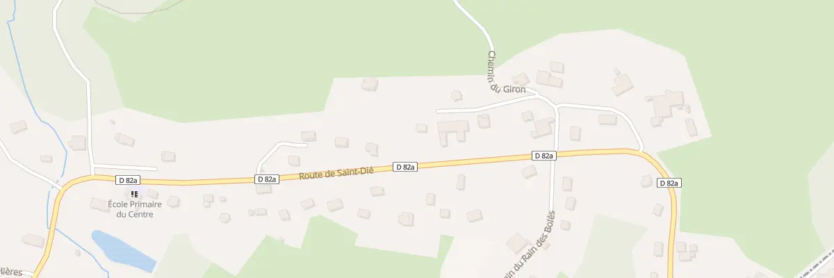 Plan du 1391 Rte de Saint-dié à Nayemont-les-Fosses