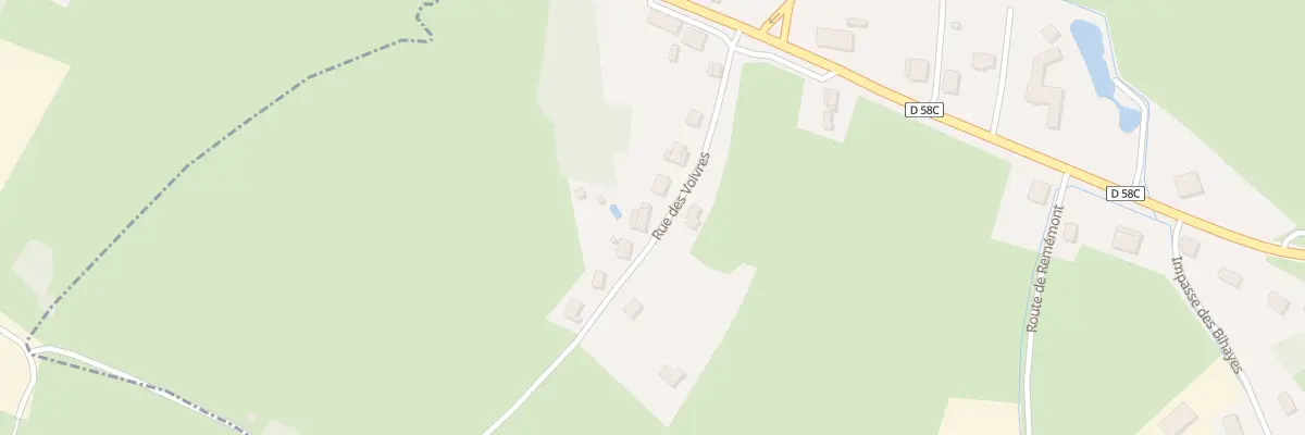 Plan du 16 Rue des Voivres à Remomeix