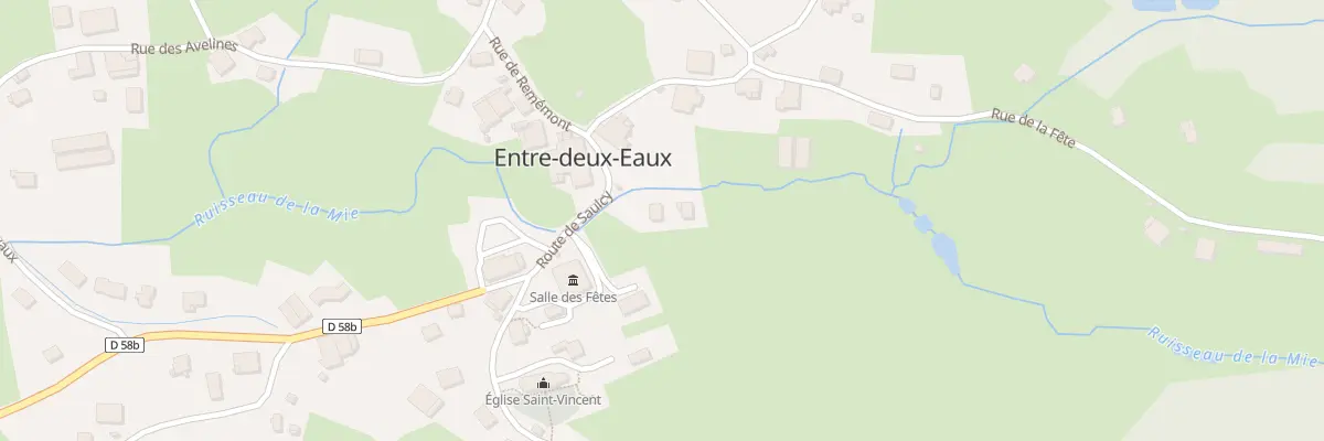 Plan du 3 Rte de Saulcy à Entre-deux-Eaux