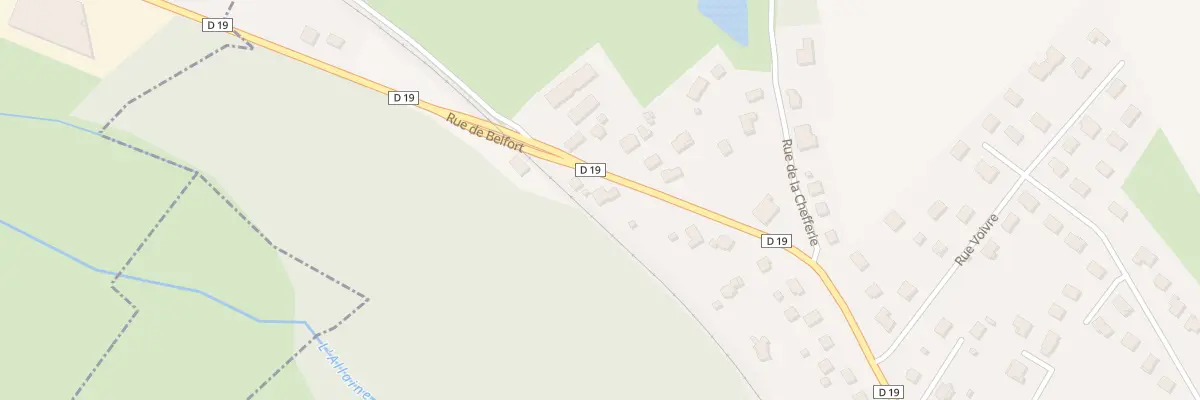 Plan du 47 Rue de Belfort à Joncherey