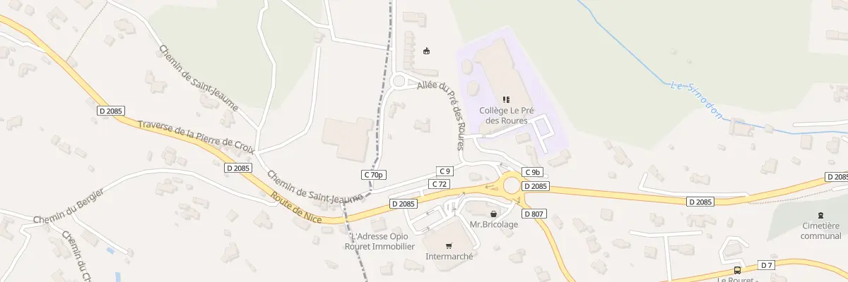 Plan du 2 Che de Barnarac au Rouret