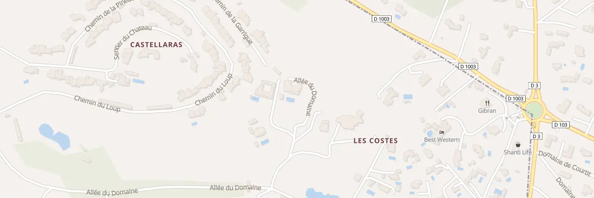Plan du 300 All du Domaine à Mouans-Sartoux