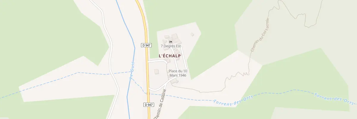 Plan du 5008 L’Echalp à Abriès-Ristolas