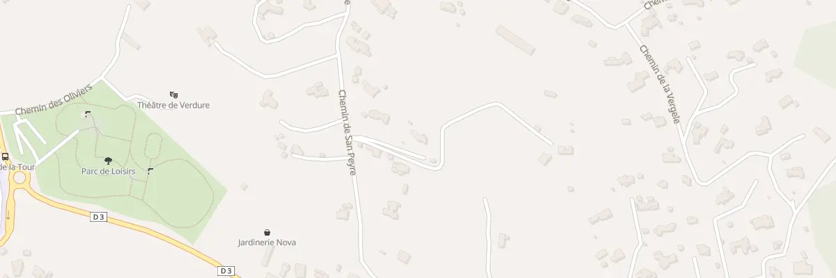 Plan du 27A Che San Peyre à Opio