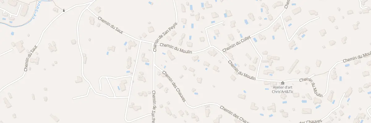 Plan du 4 Che du Moulin à Opio
