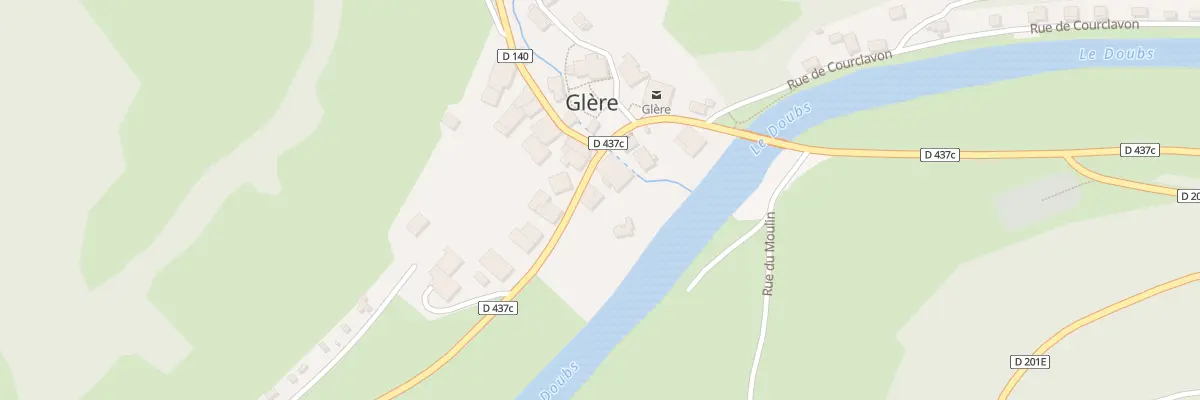 Plan du 11 Rue Principale à Glère