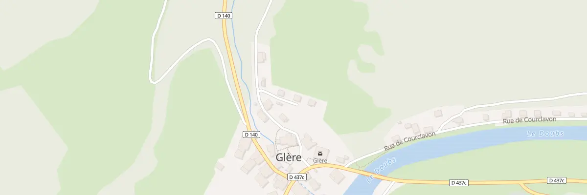 Plan du 3 Imp Champs sur l’Eglise à Glère