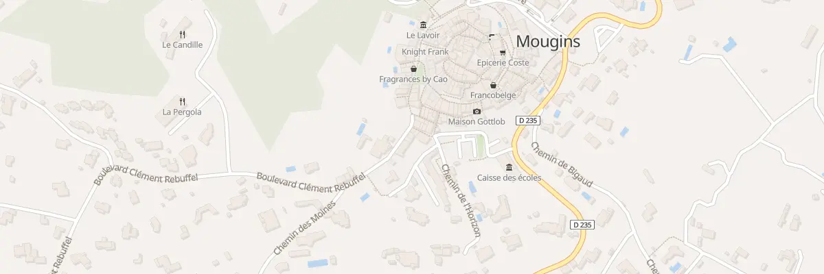 Plan du 91 Av de la Victoire à Mougins