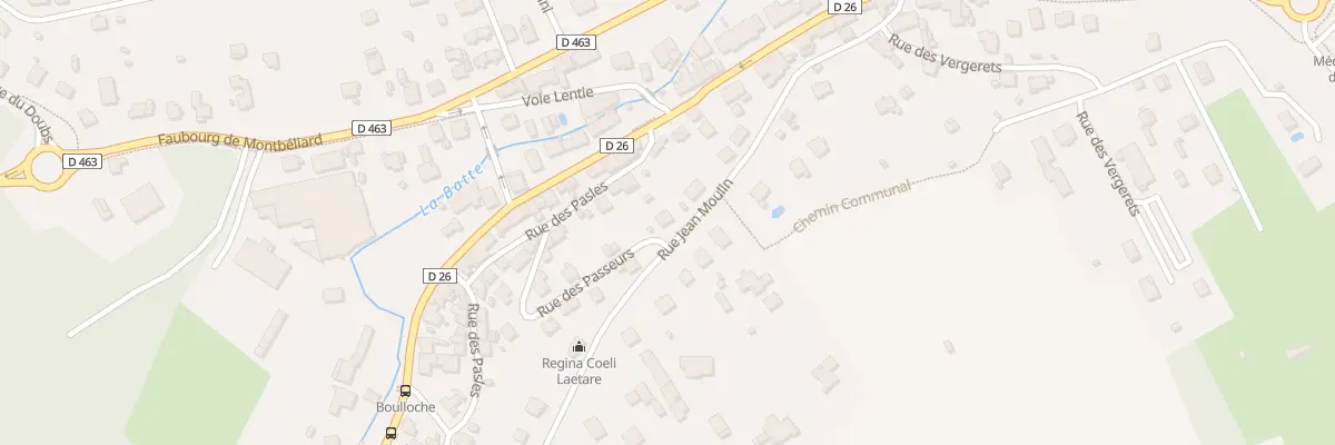 Plan du 8B Rue Jean Moulin à Delle