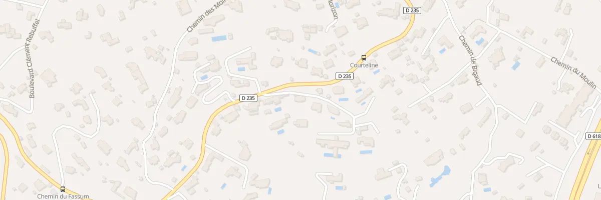 Plan du 595F Bd Courteline à Mougins
