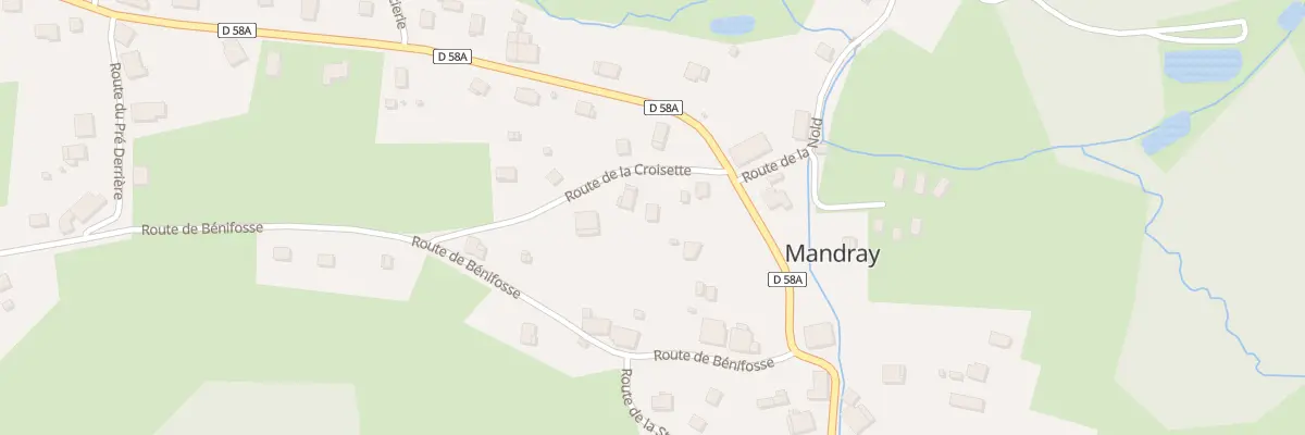 Plan du 50 Rte de la Croisette à Mandray
