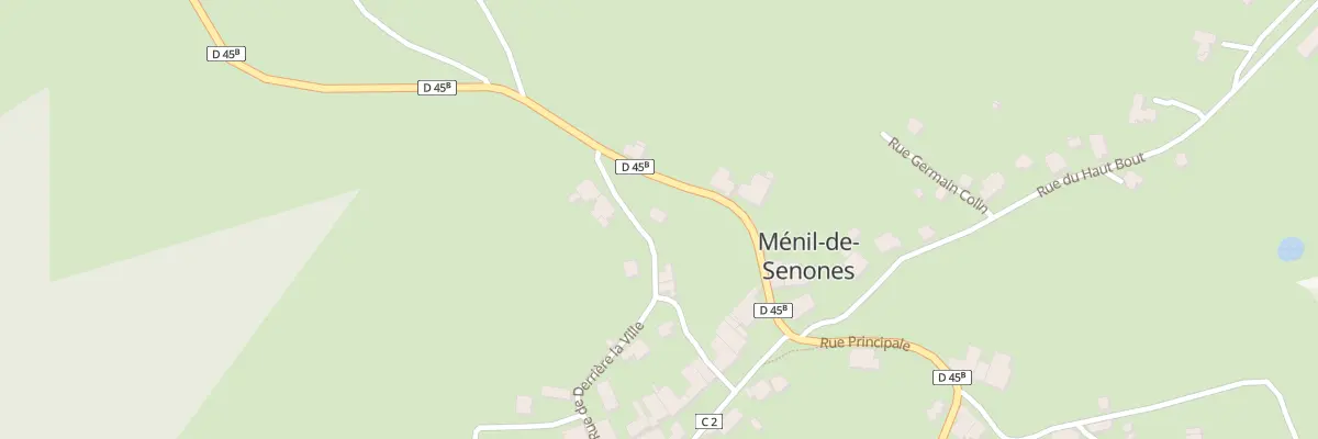 Plan du 4 Rue de Derriere La Ville à Ménil-de-Senones