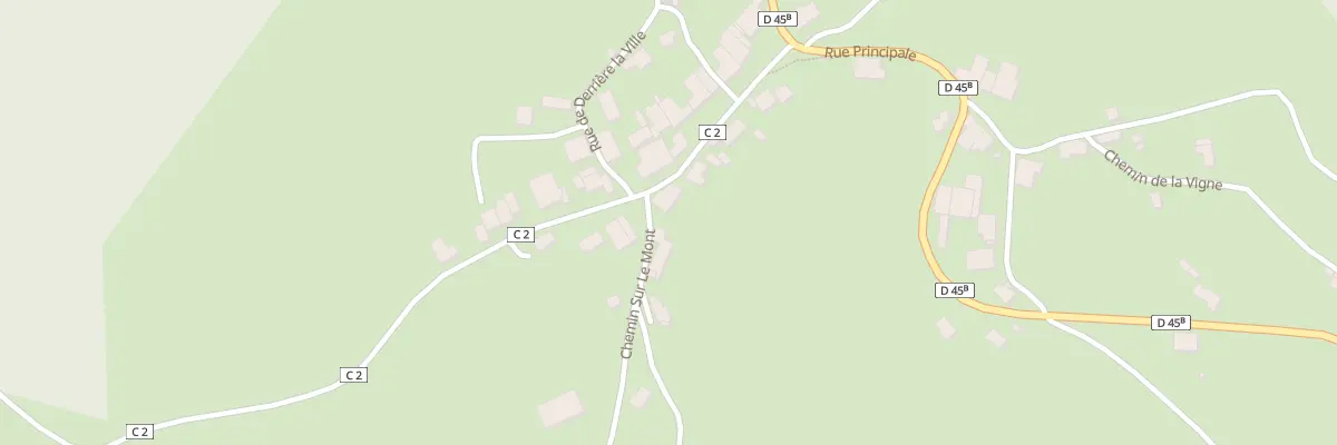 Plan du 1 Che sur le Mont à Ménil-de-Senones