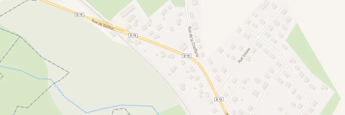 Plan du 41 Rue de Belfort à Joncherey