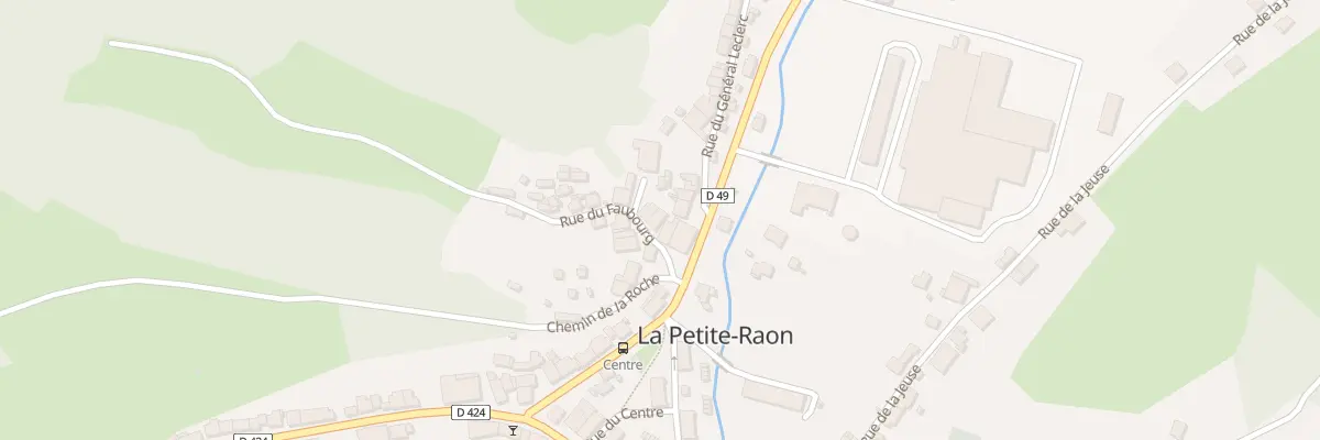 Plan du 8 Rue du Faubourg à La Petite-Raon