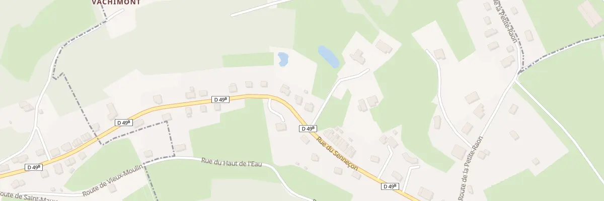 Plan du 30 Rue du Senneçon à Vieux-Moulin