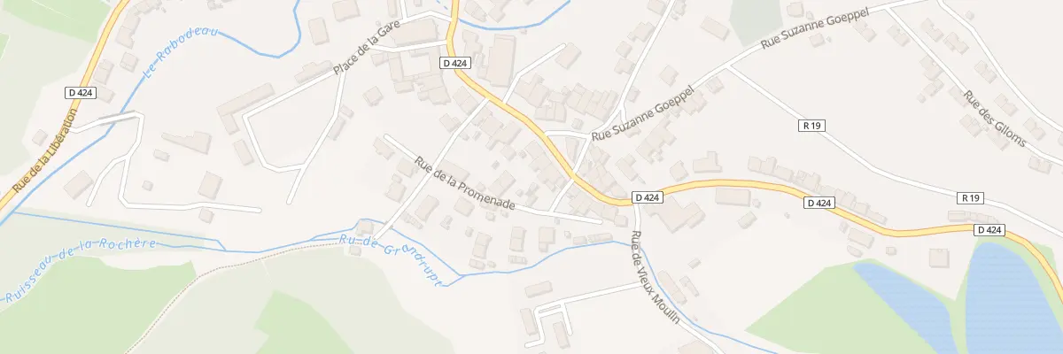 Plan du 17 Rue de la Déportation à La Petite-Raon