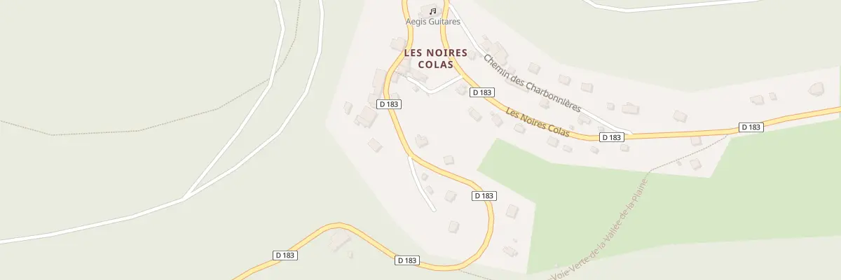 Plan du 33 Les Noires Colas à Bionville