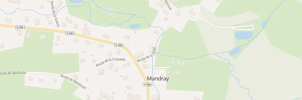 Plan du 70 Rte de la Nold à Mandray