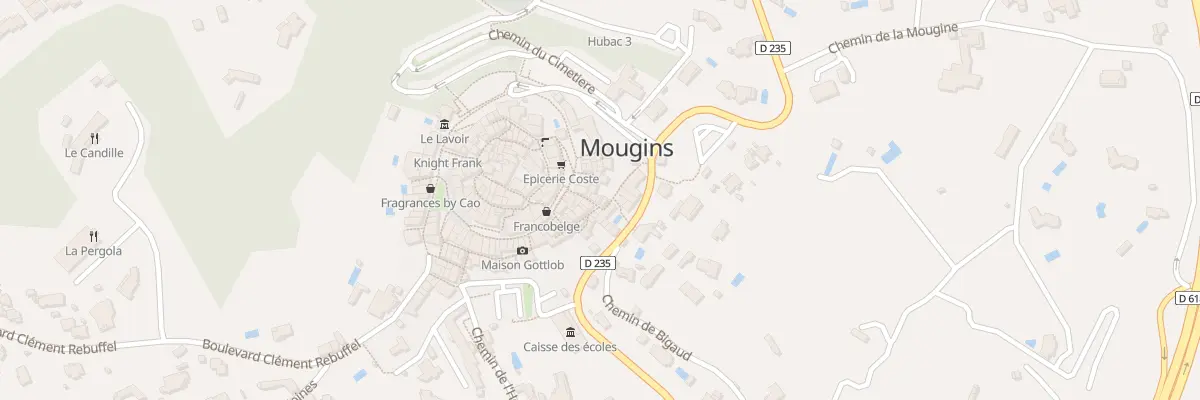 Plan du 23 Rue de la Glissade à Mougins
