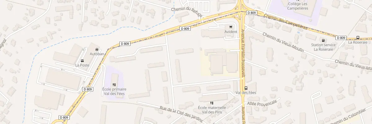 Plan du 105 Av Franklin Roosevelt au Cannet