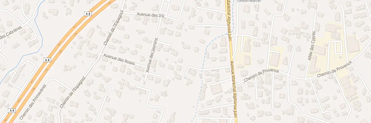 Plan du 2106I Av Mal Alphonse Juin à Mougins