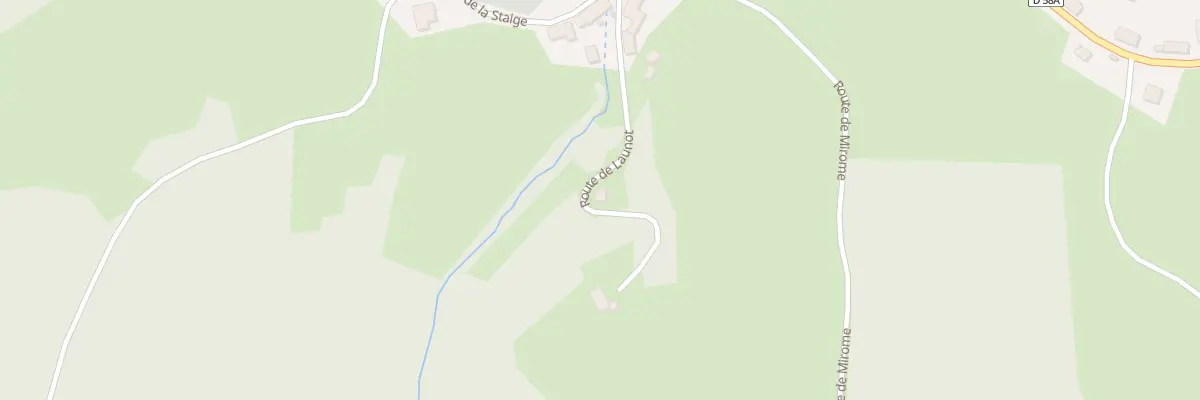 Plan du 185 Rte de Launot à Mandray