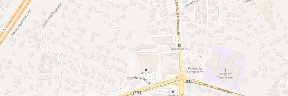 Plan du 2308G Av Mal Alphonse Juin à Mougins